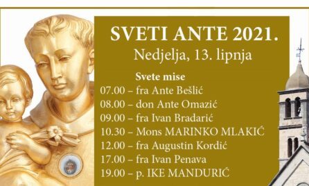 Blagdan sv. Ante 2021.