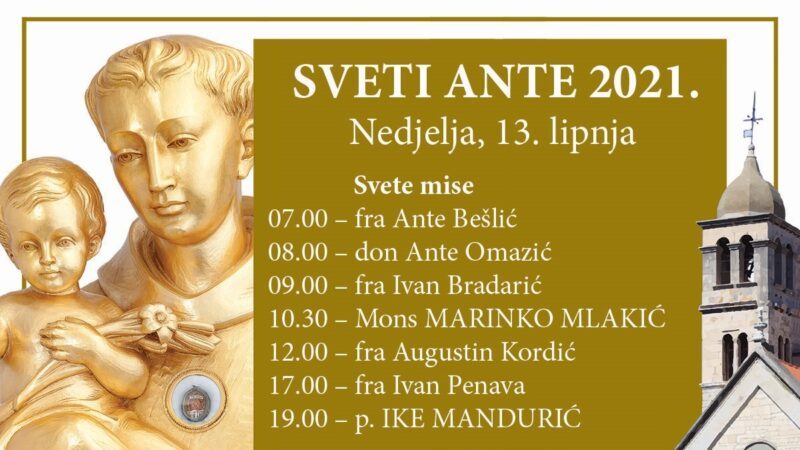 Blagdan sv. Ante 2021.